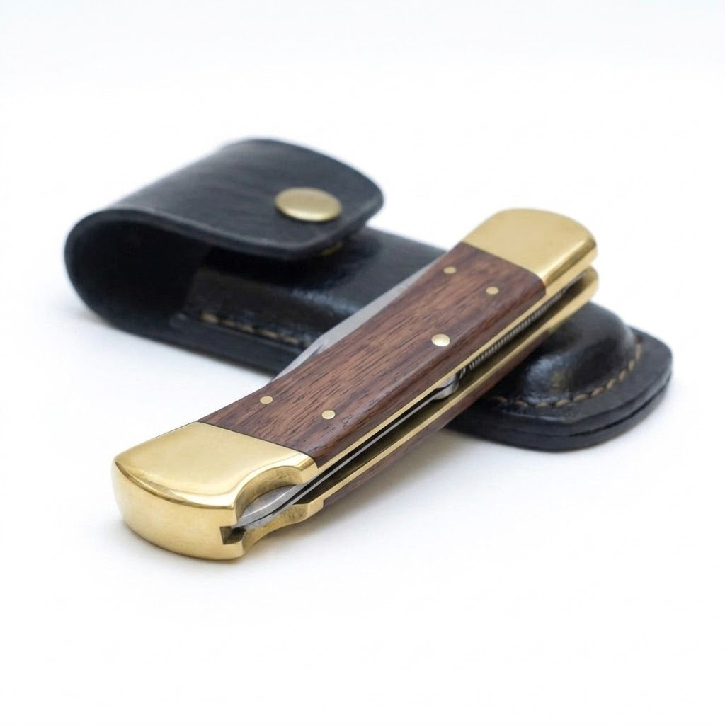MAZEDAZE Hunting Knife – Handmade Lock Back Design
