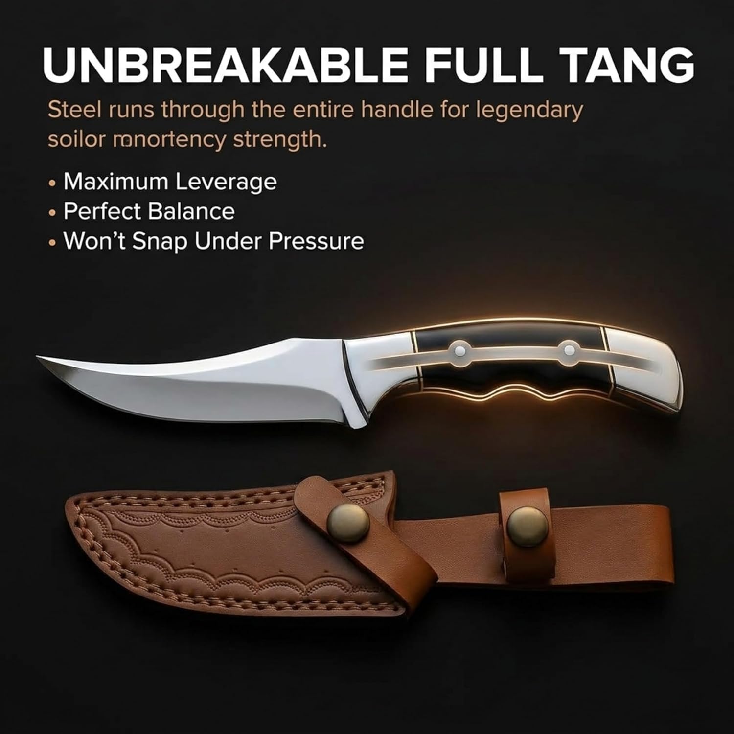 MAZEDAZE Fixed Blade Hunting Knife