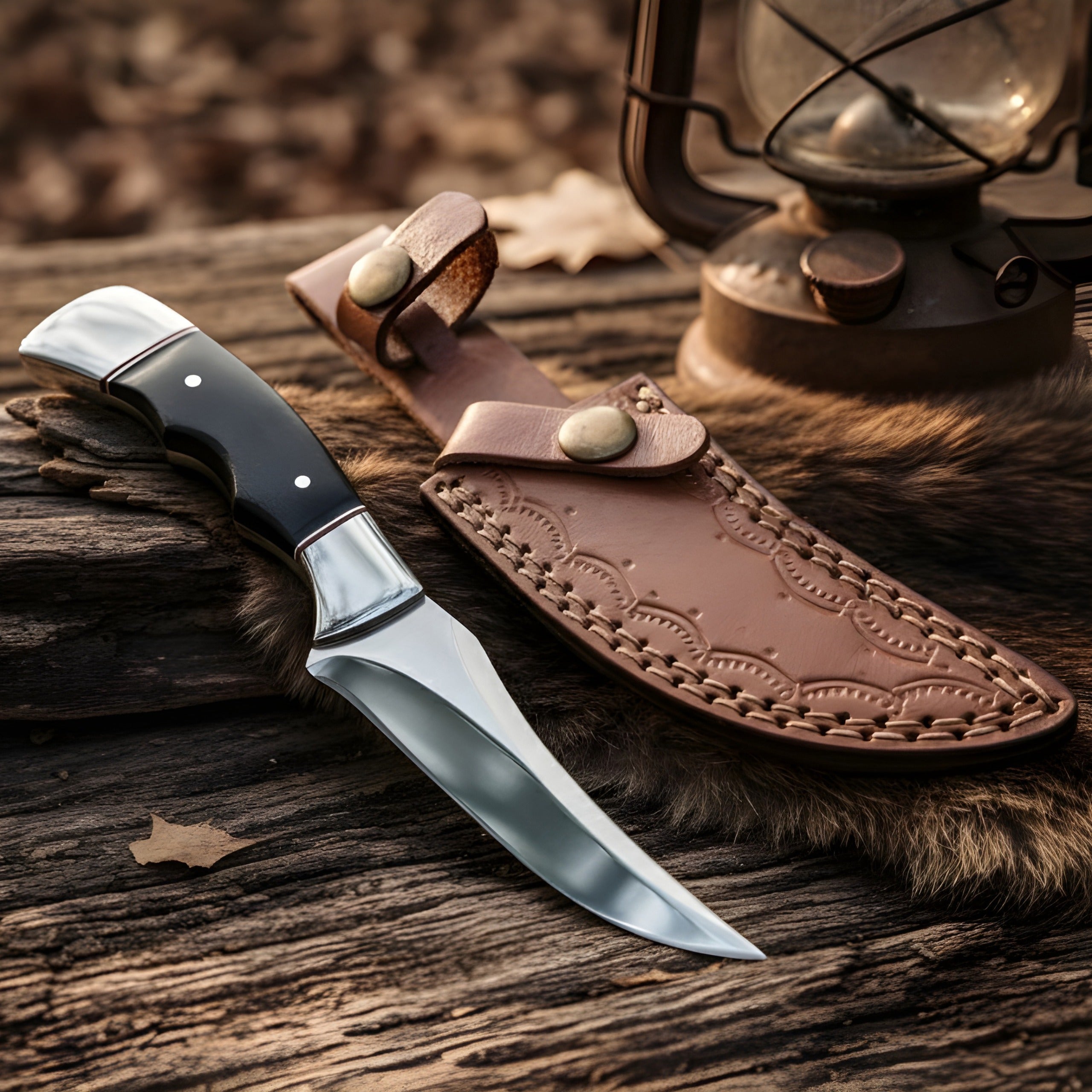 MAZEDAZE Fixed Blade Hunting Knife