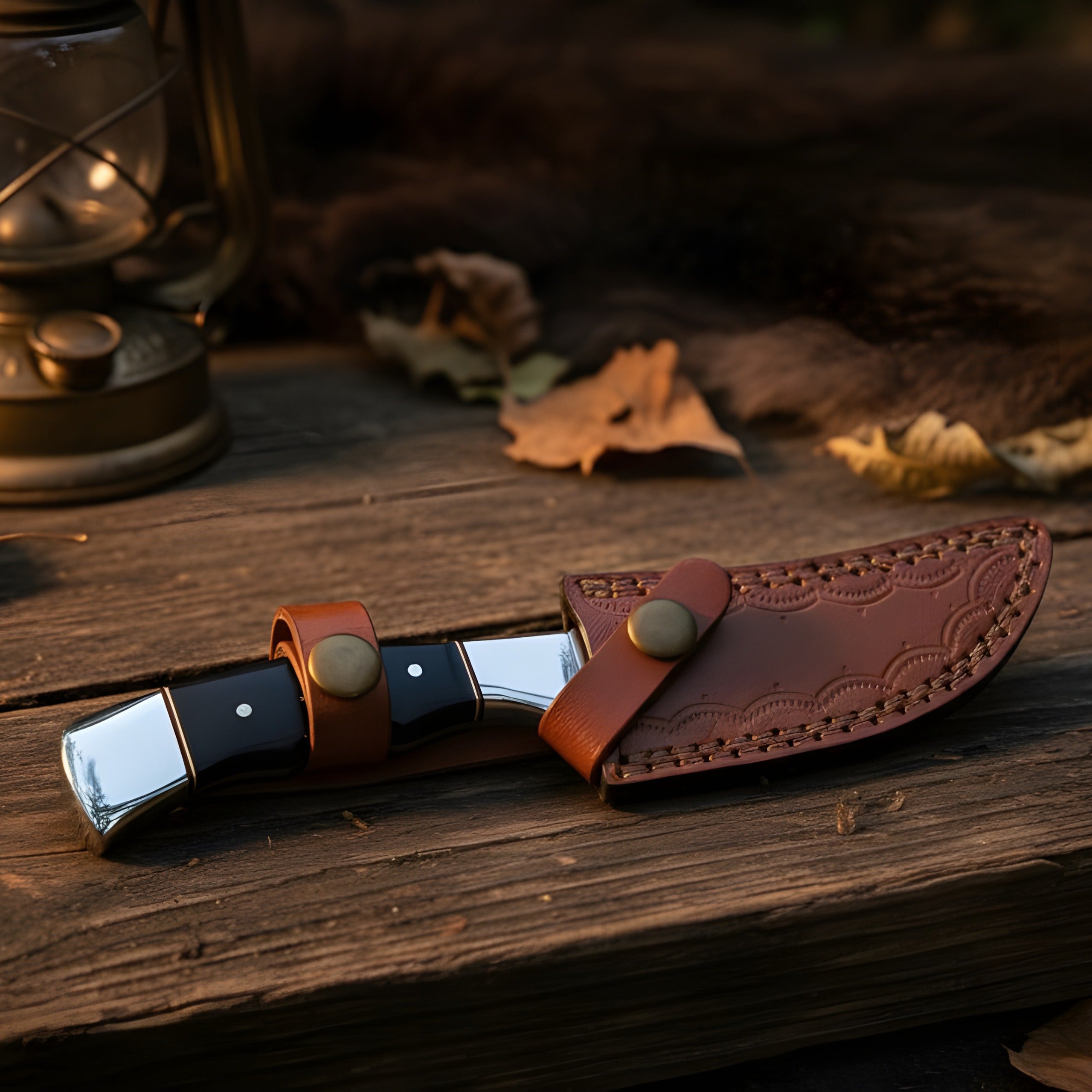 MAZEDAZE Fixed Blade Hunting Knife
