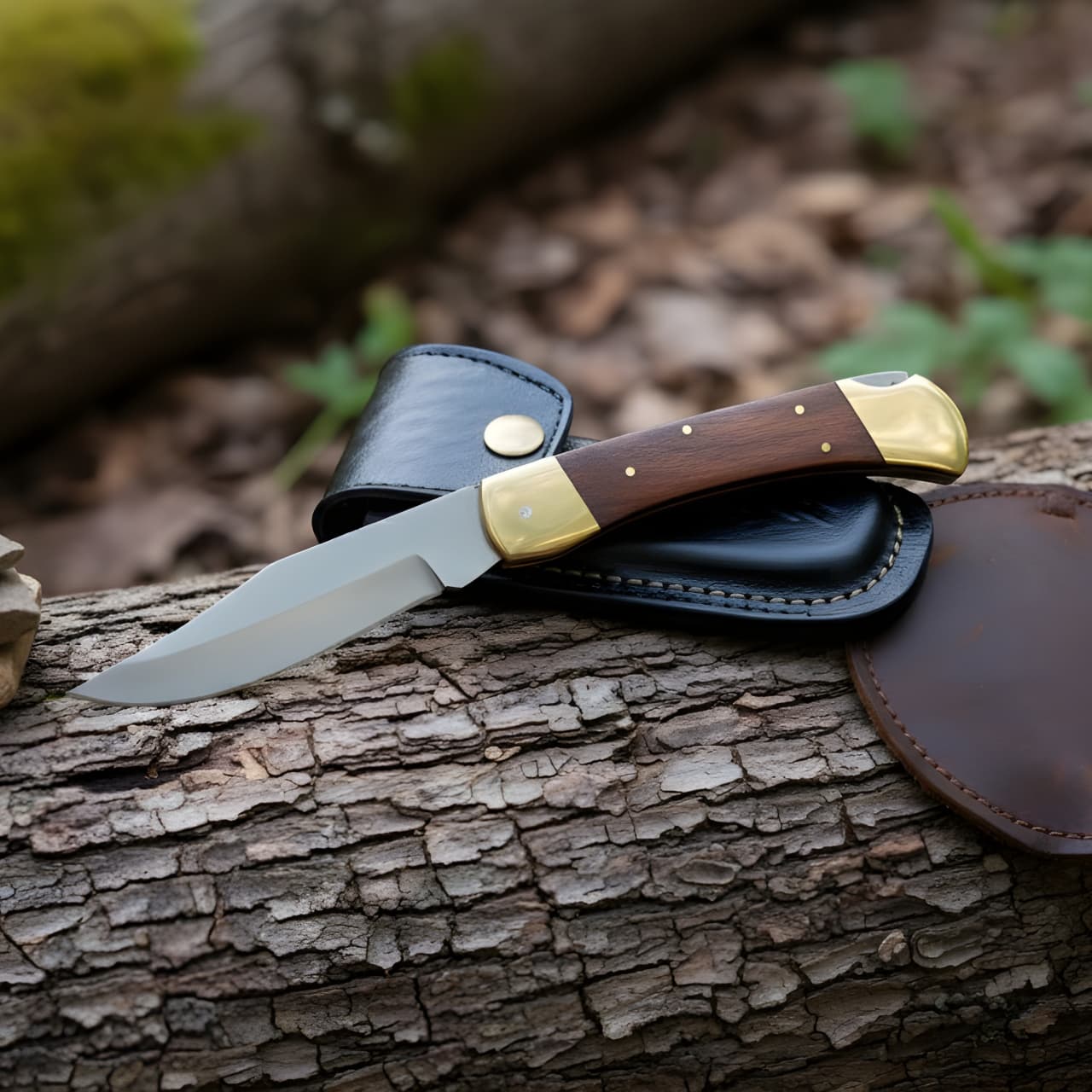 MAZEDAZE Hunting Knife – Handmade Lock Back Design