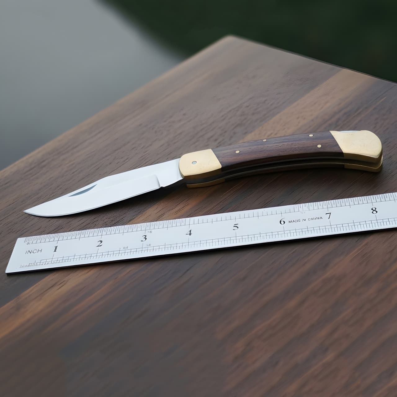 MAZEDAZE Hunting Knife – Handmade Lock Back Design